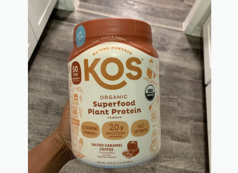 KOS Organic Plant Protein, best protein powder for menopause